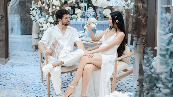 cheap wedding dresses boho KissProm White A-Line Lace Dress with Appliques, White / 12 Color:B015 White d298 Mel Mesh Mini Dress accentuating the natural curves