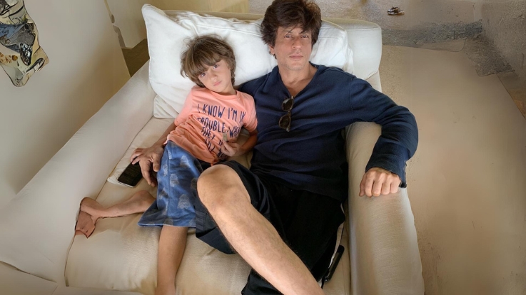 Srk with son Abram