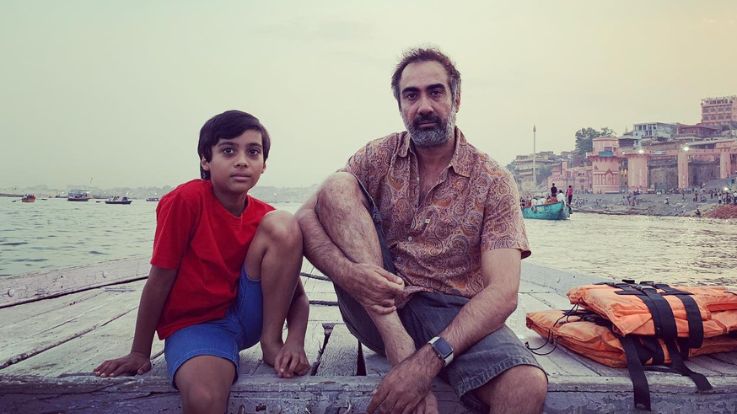 Ranvir Shorey and son Haroon